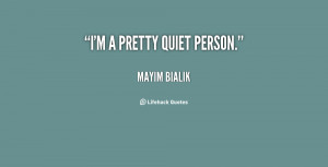 Quiet Person Quotes Preview quote