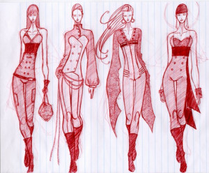 Fashion Designer Sketch Gallery Picture