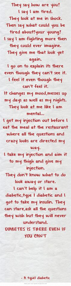 type 1 diabetes type 1 diabetes quotes medic quot