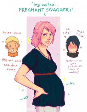 pregnancy waddle is a cute thing ok..
