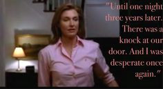 ... door. And I was desperate once again.