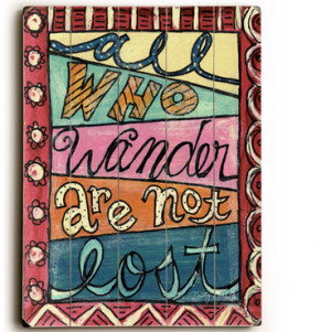 All Who Wander Are Not Lost: Inspirational Art & Quotes for Kids