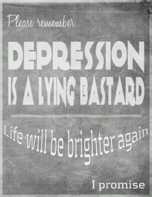 Depression lies to us! We believe it! But knowing what to believe when ...