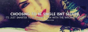 Choosing To Be Single Facebook Cover Photo
