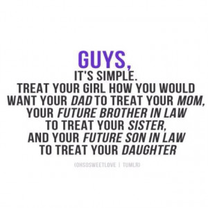 How to treat a woman= what to teach our sons early!