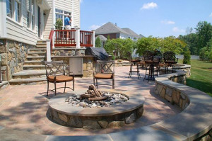 Outdoor Stone Patio Designs