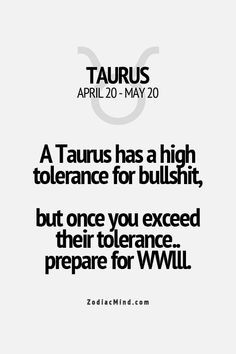 Taurus Zodiac }
