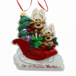 Personalized » Christmas Ornaments » First Christmas » Couple