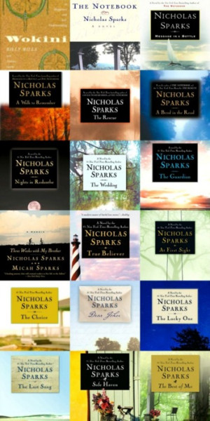 theworldofnicholassparks:Nicholas Sparks books..The Notebook (October ...