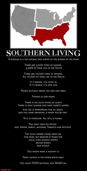 So true! Proud to be from the south!