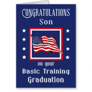 Military Son Basic Training Graduation Card