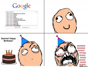 hate it when it's my birthday
