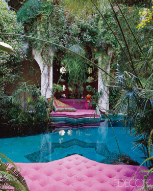 Liza Bruce’s Moroccan house in this month’s Elle Decor was amazing ...