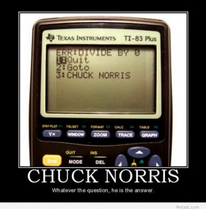 Funny Chuck Norris demotivational picture