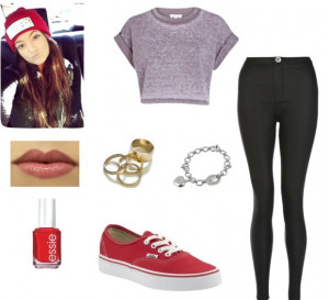 So, I created this outfit inspired by her