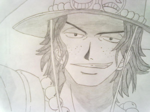 One Piece Luffy And Ace Drawing Portgas d ace by