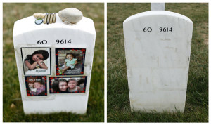 ... removed (R) at the Arlington National Cemetery. REUTERS/Kevin Lamarque