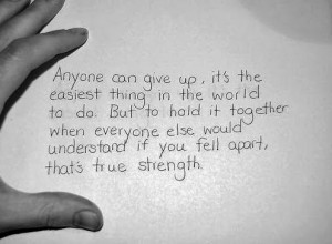 you sometimes feel as though everyone hates you?Well here is a quote ...