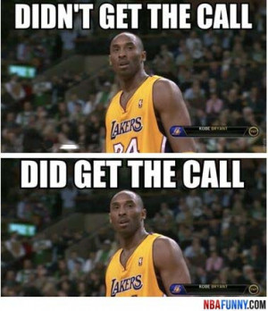 Kobe Bryant's facial expression