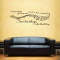 1D One Direction Little Things Music Song Lyrics Notes Sticker Wall ...