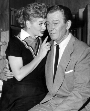 Description Lucille Ball John Wayne 1955.JPG
