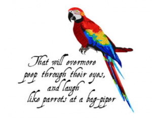 Parrot - Bird - Macaw - Nursery Art - Wall Art - 8x8 Fine Art Print ...