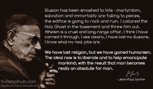 Jean-Paul Sartre on Secular Humanism.. by rationalhub