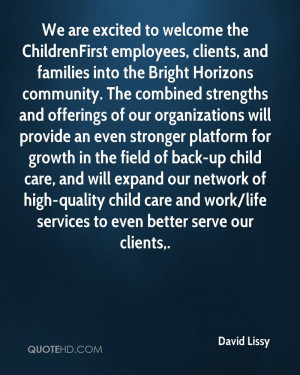 We are excited to welcome the ChildrenFirst employees, clients, and ...