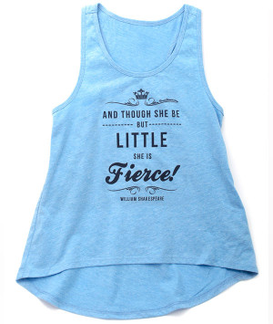 Home > Shop > Ladies > Tanks > Fierce Little Lady – Blue Tank