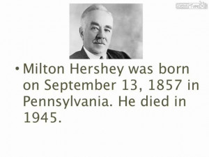 milton hershey biography