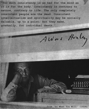Huxley writer's quote