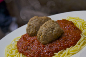 Spaghetti And Meatballs Baked