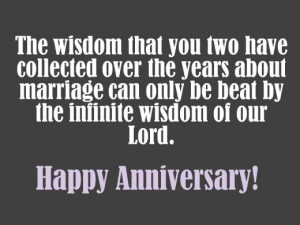 Christian Anniversary Message for Grandparents