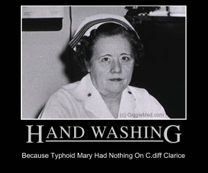 Hand Washing Humor – Typhoid Mary is Vindicated [pic]
