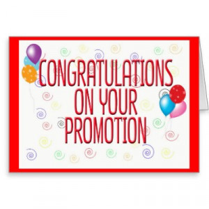 Congratulate On Promotion Messages