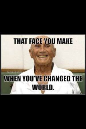 Yes He did...Grand Master Helio Gracie.