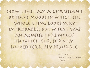 31 Days of C.S. Lewis Quotes: Day 2, Atheist to Christian