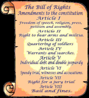 july 1789 adams proposed the bill of rights to congress
