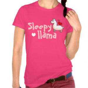 Sleepy Llama Pajama Top Tanktops