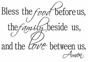 ... THE-FOOD-FAMILY-LOVE-Vinyl-Wall-Art-Decal-Decor-Lettering-Words-Quote