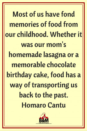 Food Quote | B&M Catering
