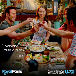 Cheers! #RoyalPains #quote #tv