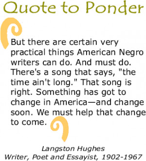 Langston Hughes 5th period