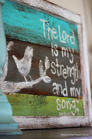 reclaimed wood sign bible verse http://bec4-beyondthepicketfence ...