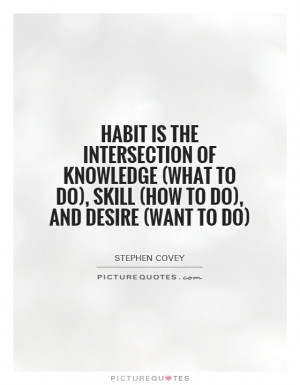 Knowledge Quotes Habit Quotes Skill Quotes Stephen Covey Quotes