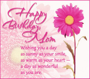... are here: Home Birthday Wishes Birthday greetings – Happy bday mom
