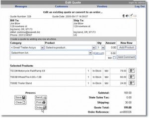 Quotes, Invoices & Orders
