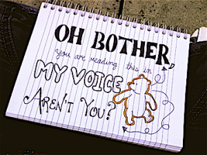 Winnie the Pooh quote to brighten your day by ChantalGalvan