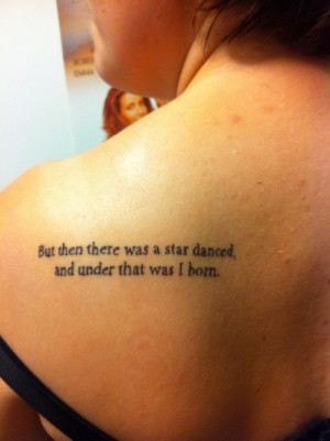 back, shakespeare, shoulder, tattoo