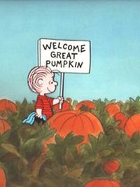 On Halloween night, the Great Pumpkin rises from his pumpkin patch and ...